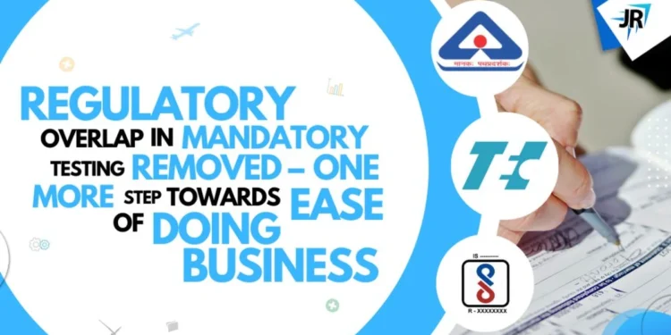 Regulatory Overlap in Mandatory Testing Removed